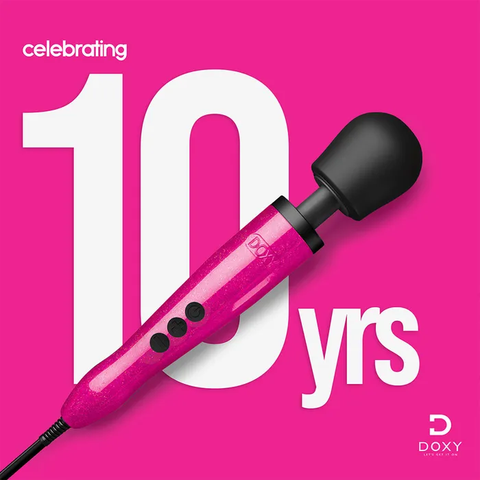 DOXY Vibrators Die Cast Breast Cancer Awareness Edition Hot Pink
