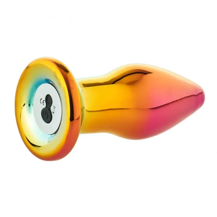 Dream Toys Anal Glamour Glass Remote Vibe Plug
