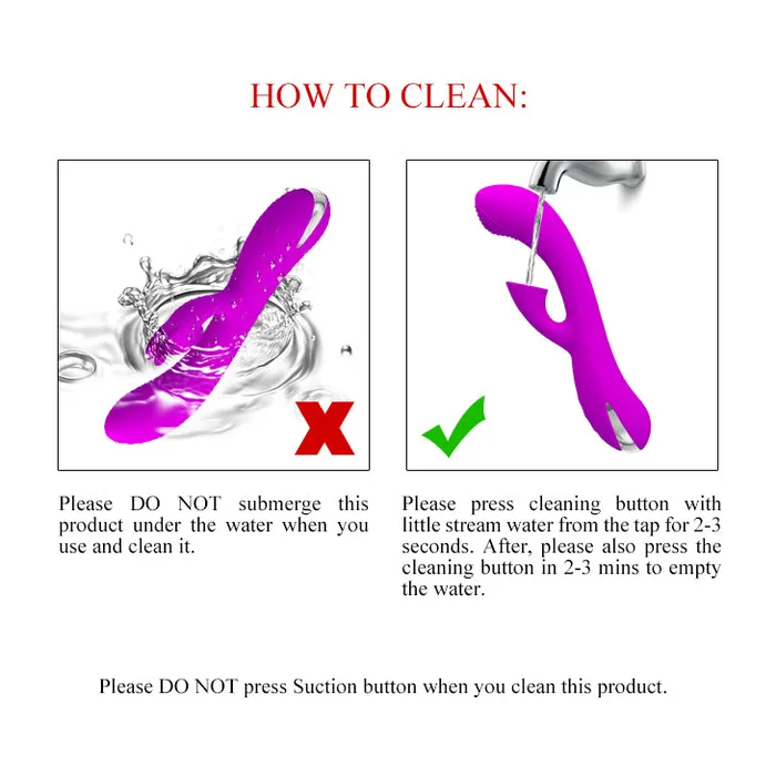 Pretty Love Vibrators Pretty Love Sam Suction GSpot Rabbit Vibrator
