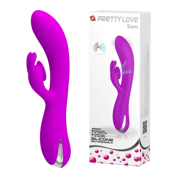 Pretty Love Vibrators Pretty Love Sam Suction GSpot Rabbit Vibrator