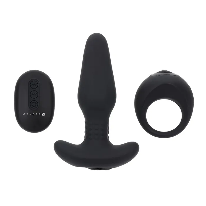 Gender X Teamwork Remote Vibrating Plug CRing Set Gender X Anal