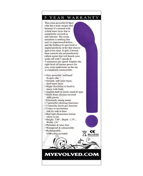 Vibrators Evolved Novelties INC Evolved Sweet Spot Purple