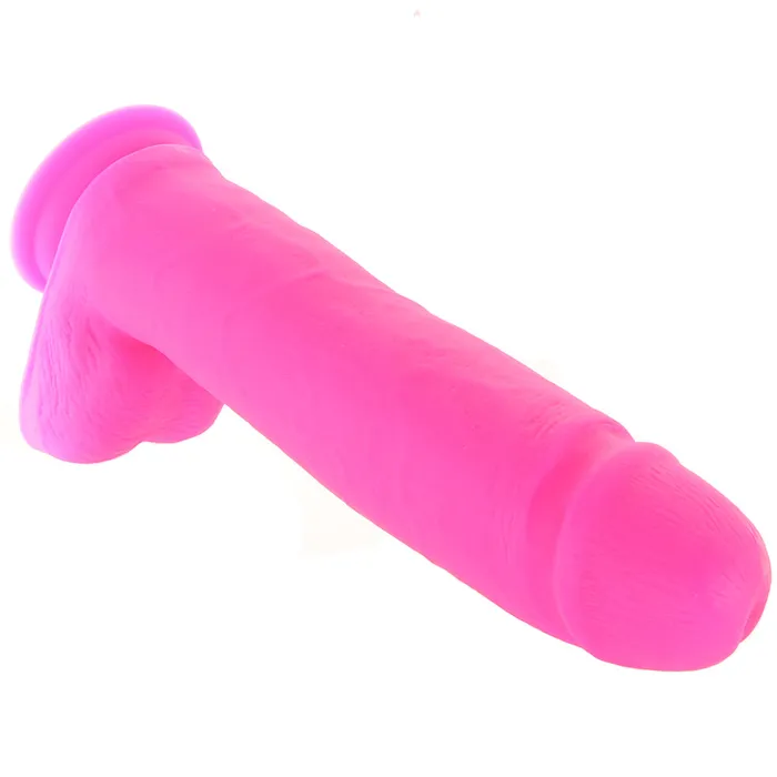 Nalpac Blush Neo Elite Roxy Rechargeable RemoteControlled 8 in Silicone Gyrating Dildo with Balls Suction Cup Pink Female Sex Toys