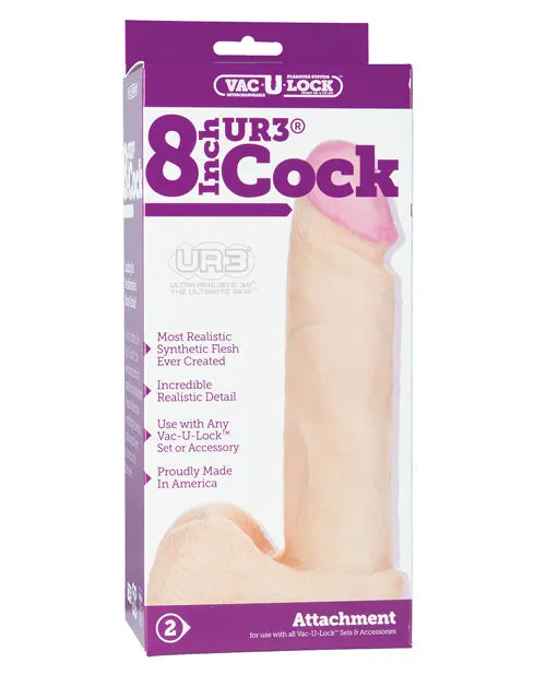 Vaculock 8 Ultraskyn Cock Balls Doc Johnson Dildos