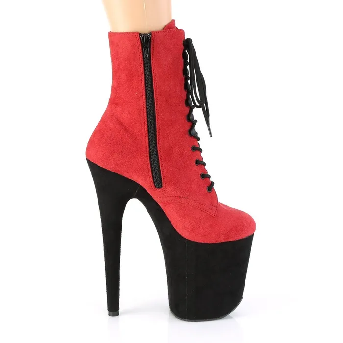 Vibrators SeductiveA809 Exotic Boot Red Faux Suede CHASTITY CAGE CO Vibrators SeductiveA809 Exotic Boot Red Faux Suede CHASTITY CAGE CO
