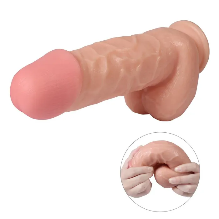 Female Sex Toys HEXHER A Little Fat Realistic Dildo 866in