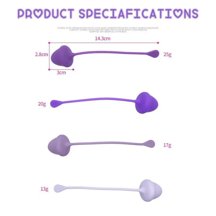 FRISKY BUSINESS SG Ben Wa Silicone Kegel Balls Female Sex Toys