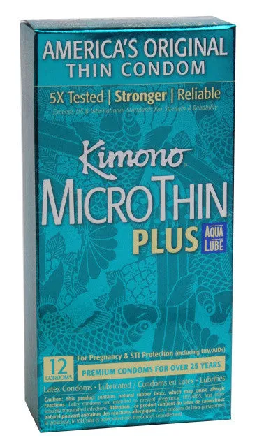 Traveling Tickle Trunk Male Sex Toys Kimono MicroThin Plus AquaLube