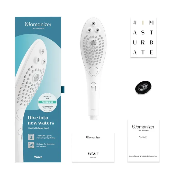 Womanizer Female Sex Toys Womanizer Wave 2in1 Pleasure Shower Head