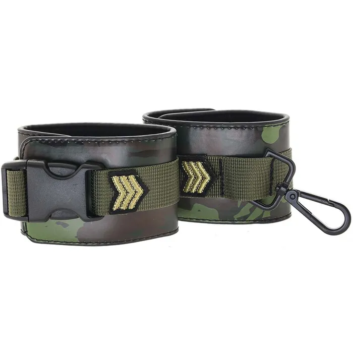 Couples Shots Toys Ouch Army Themed Ankle Cuffs