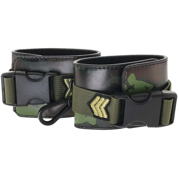 Couples Shots Toys Ouch Army Themed Ankle Cuffs Couples Shots Toys Ouch Army Themed Ankle Cuffs