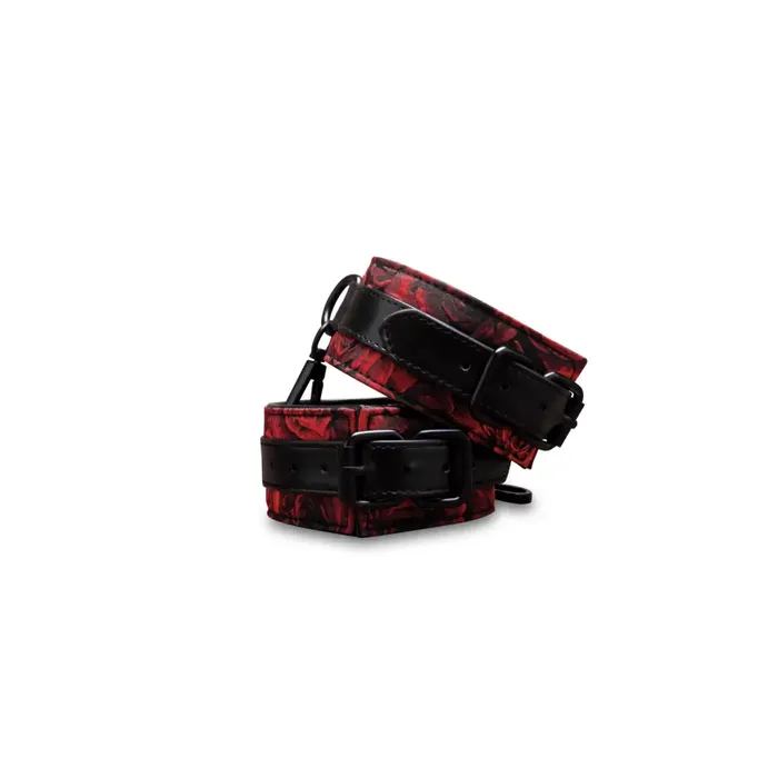 Couples XGen Products Rosegasm Buckle Cuffs W Satin Blindfold Couples XGen Products Rosegasm Buckle Cuffs W Satin Blindfold