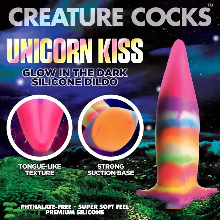 Dildos Creature Cocks Unicorn Kiss Unicorn Tongue GlowintheDark Silicone Dildo Creature Cocks Dildos Creature Cocks Unicorn Kiss Unicorn Tongue GlowintheDark Silicone Dildo Creature Cocks