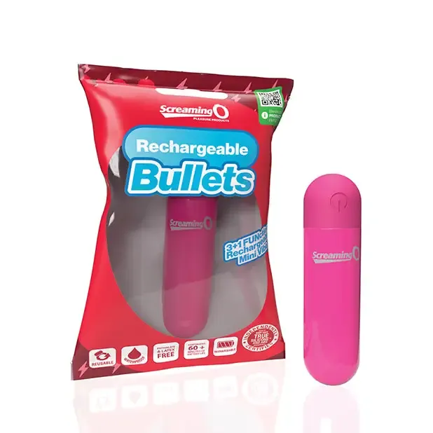 Female Sex Toys Bushman Products Screaming O Rechargeable Bullets