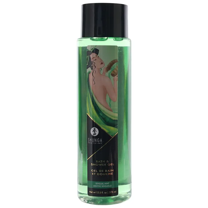 Female Sex Toys Shunga Bath Shower Gel 125oz370ml in Sensual Mint