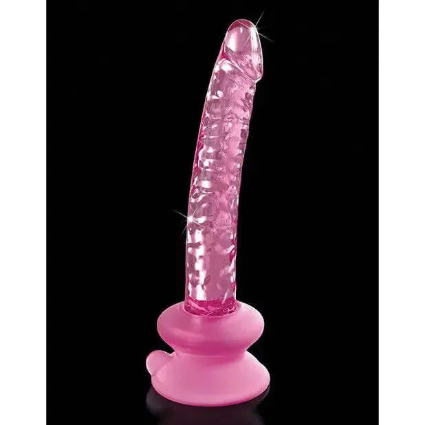 Icicles Dildos Icicles No 86 Hand Blown Glass Massager Wsuction Cup Pink Icicles Dildos Icicles No 86 Hand Blown Glass Massager Wsuction Cup Pink