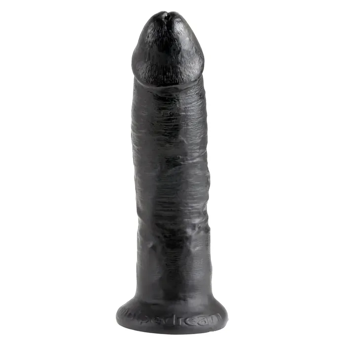 King Cock Pipedream King Cock 8 in Cock Realistic Dildo With Suction Cup Black Female Sex Toys