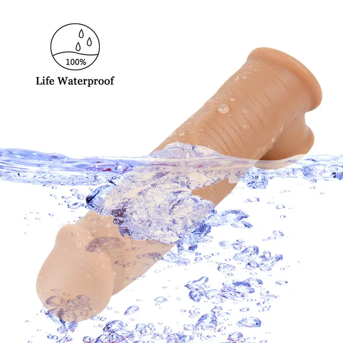 Male Sex Toys Dear Rabbits M4 Fierce Battle 2 Extra Inches Penis Extender with Ball Loop