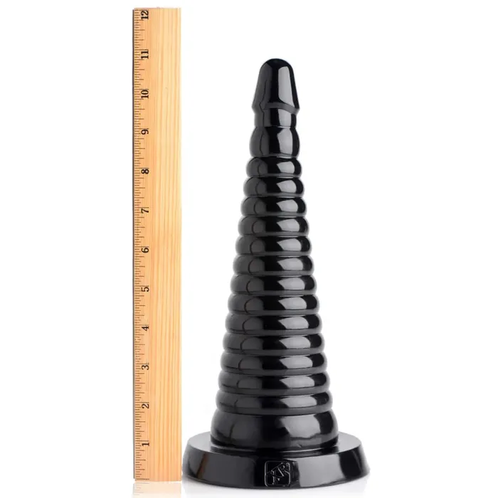 Male Sex Toys Master Series Giant Ribbed Anal Cone