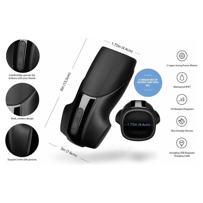 Male Sex Toys Satisfyer Satisfyer Men Vibration Masturbator