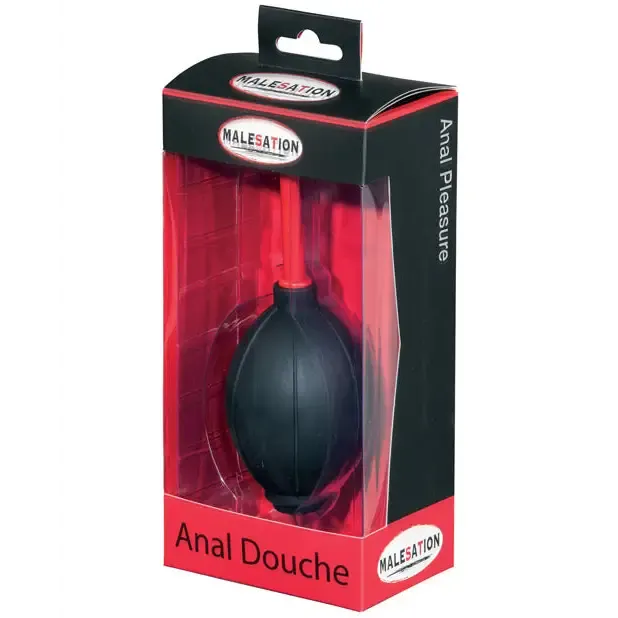 MALESATION Anal Douche Black St Rubber Gmbh Anal