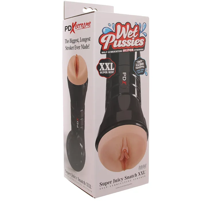 PDX Wet Pussies Super Juicy Snatch XXL Stroker in Light Pipedream Male Sex Toys