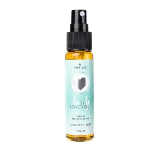 Vibrators Sensuva Deeply Love You Chocolate Coconut Throat Relaxing Spray 1oz Bottle