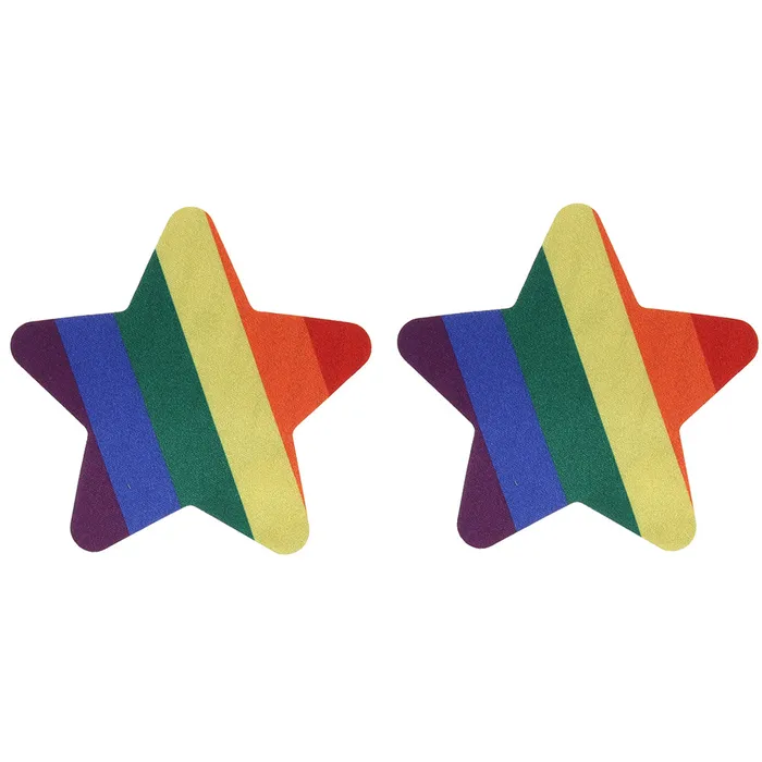 Vibrators XGen Pride and Rainbow Glitter Stars Nipple Pasties Vibrators XGen Pride and Rainbow Glitter Stars Nipple Pasties