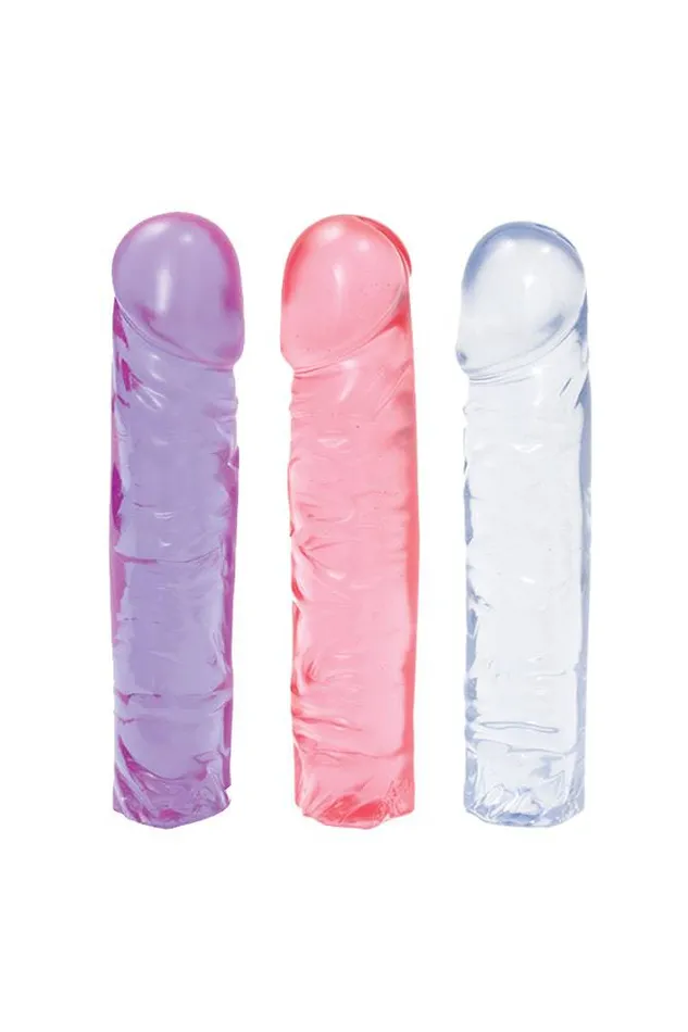 Crystal Jellies by Doc Johnson 8 Inch Classic Dong Assorted Colors Doc Johnson Dildos Crystal Jellies by Doc Johnson 8 Inch Classic Dong Assorted Colors Doc Johnson Dildos