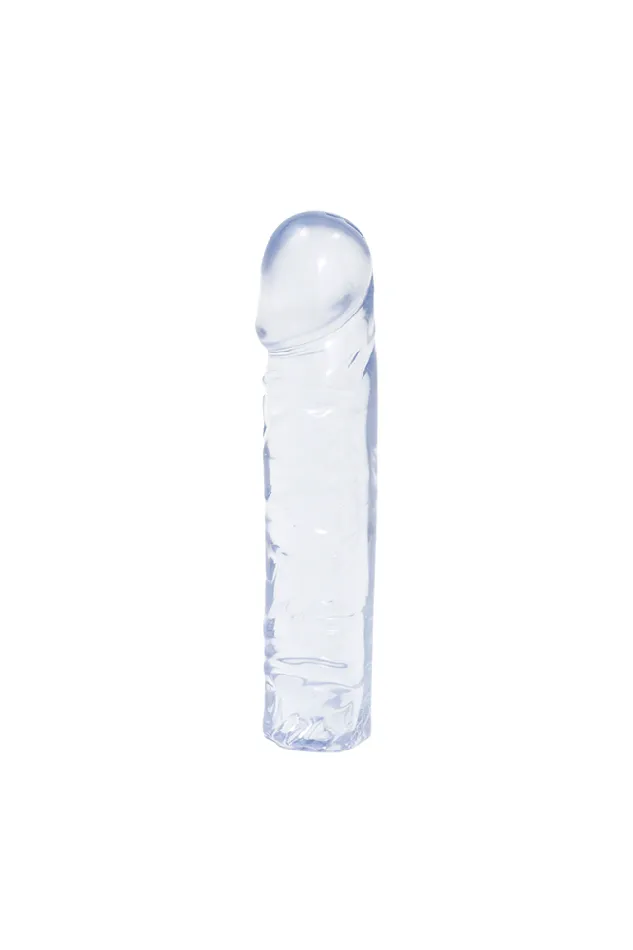 Crystal Jellies by Doc Johnson 8 Inch Classic Dong Assorted Colors Doc Johnson Dildos