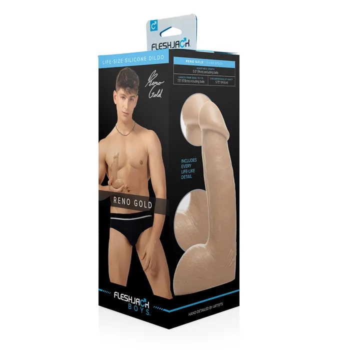 Fleshjack Boys Reno Gold Dildo Fleshjack Dildos