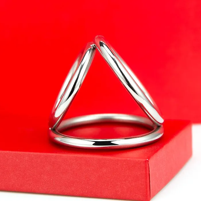 Male Sex Toys Triple Cock Ball Ring Oxyshop