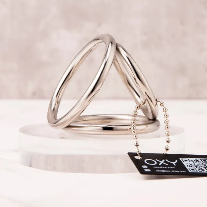 Male Sex Toys Triple Cock Ball Ring Oxyshop