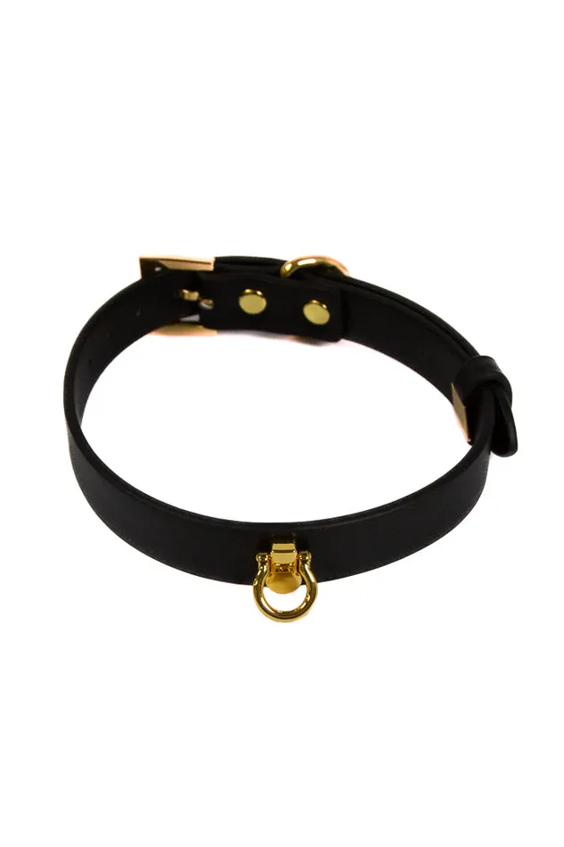 NS Novelties Anal NS Novelties Fetish Fashion Cara Collar BlackGold