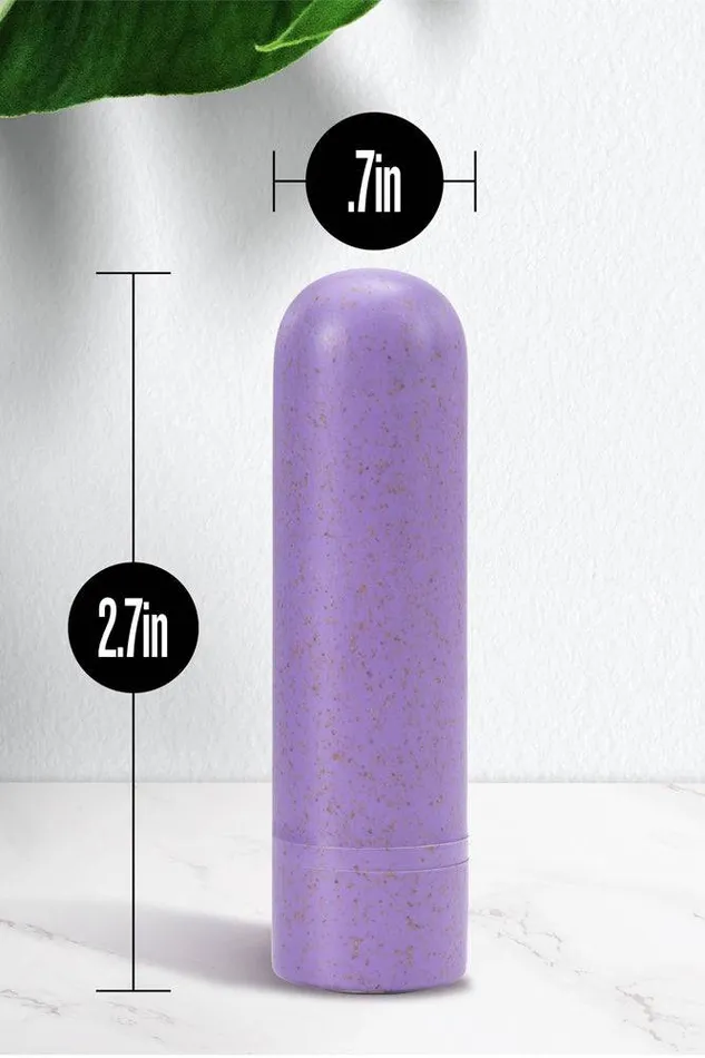 Vibrators Blush Blush Novelties Gaia Eco Rechargeable Bullet Vibrator Lilac