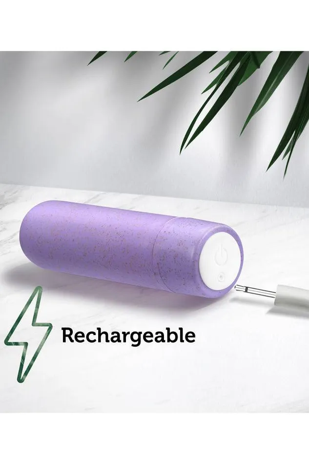 Vibrators Blush Blush Novelties Gaia Eco Rechargeable Bullet Vibrator Lilac