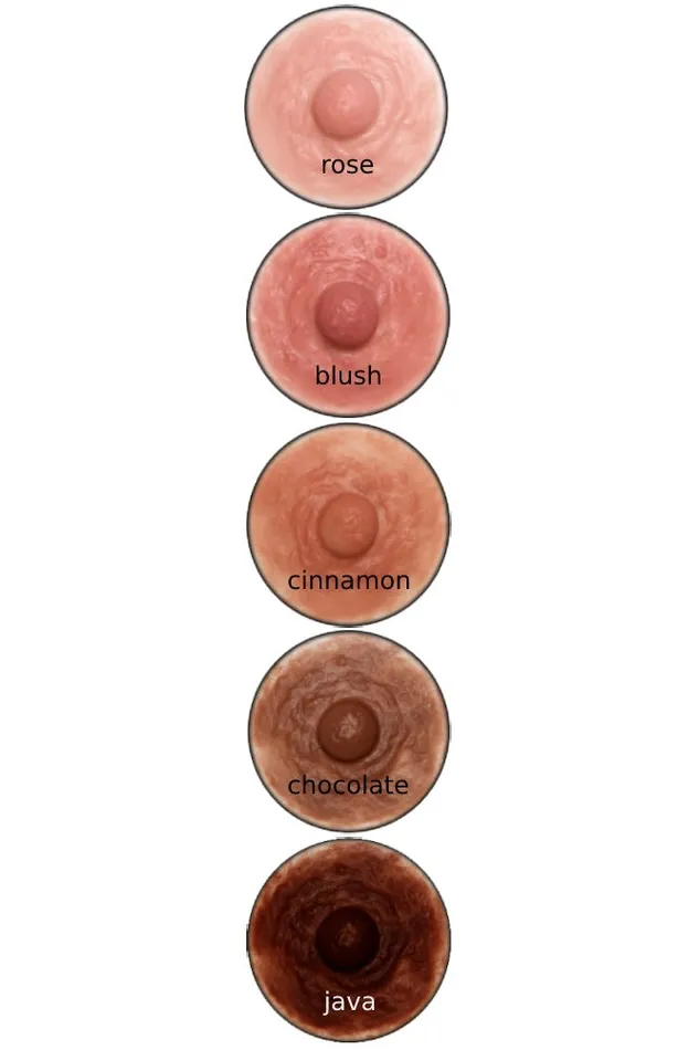 Vibrators Divine Collection Divine Collection Athena SelfAdhering Breastplate Assorted Colors Sizes