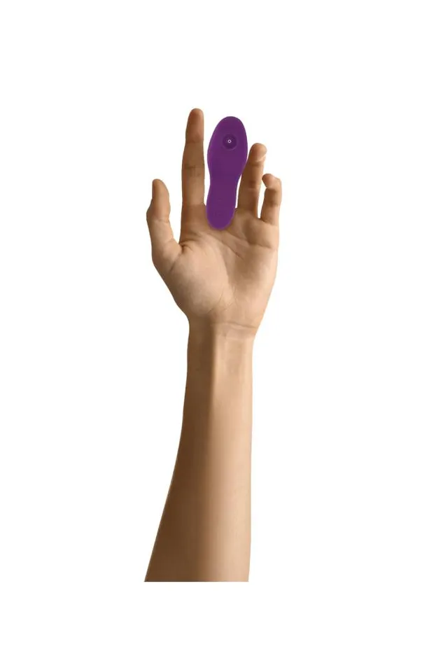 Vibrators Evolved Sucker for You Fingertip Suction Vibrator Purple Evolved