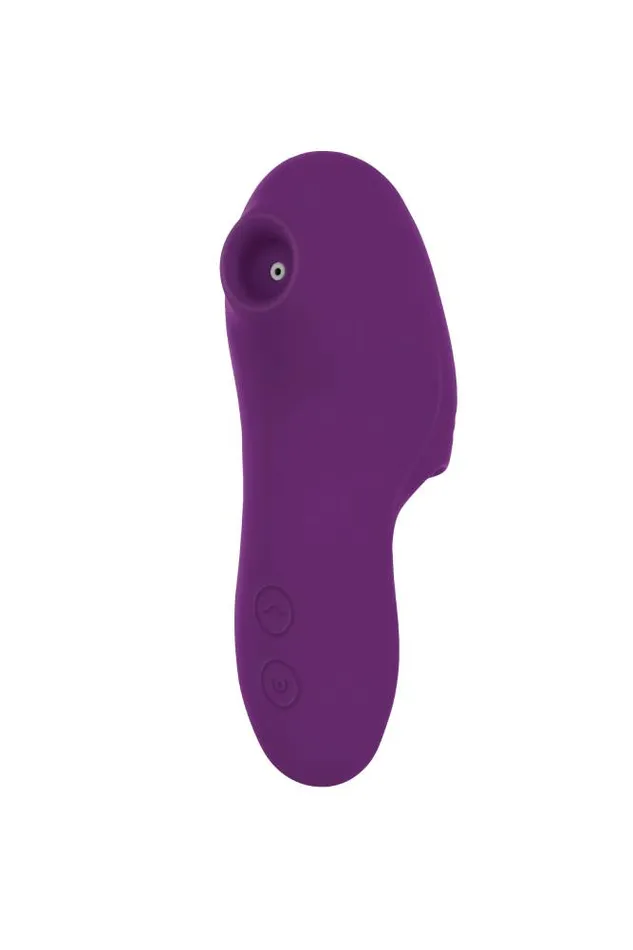 Vibrators Evolved Sucker for You Fingertip Suction Vibrator Purple Evolved