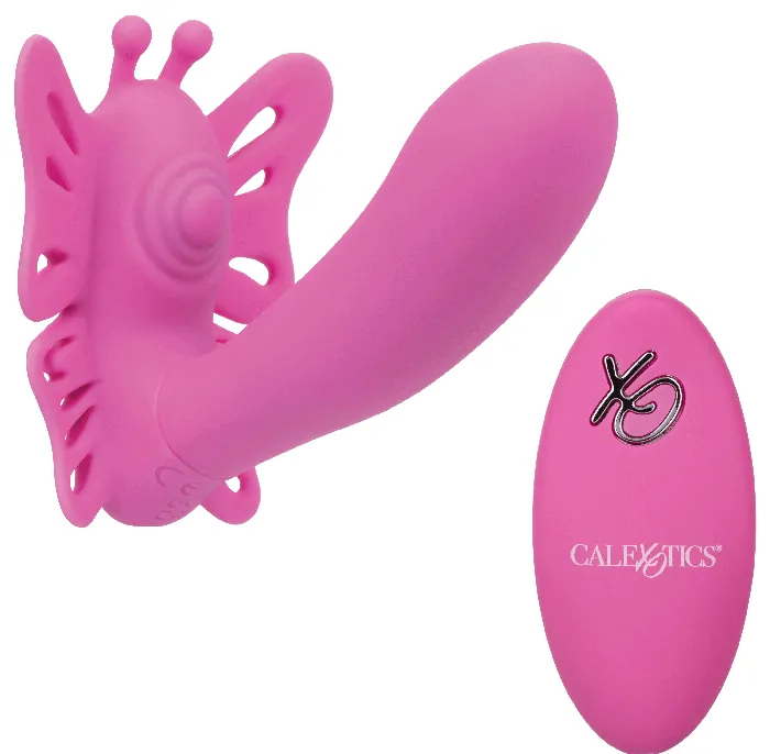 Anal CalExotics Venus Butterfly Silicone Remote Pulsating Venus G Pink
