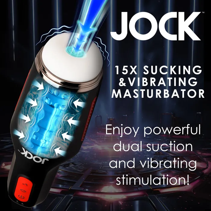 Curve Toys 15X Sucking and Vibrating Masturbator Male Sex Toys