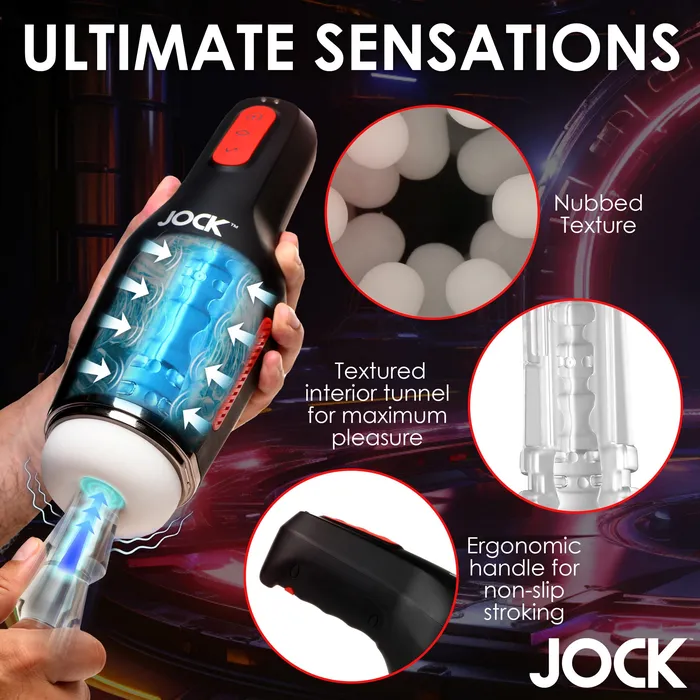 Curve Toys 15X Sucking and Vibrating Masturbator Male Sex Toys