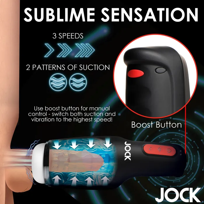 Curve Toys 15X Sucking and Vibrating Masturbator Male Sex Toys