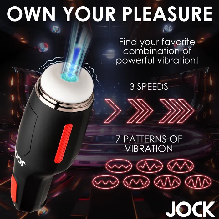 Curve Toys 15X Sucking and Vibrating Masturbator Male Sex Toys