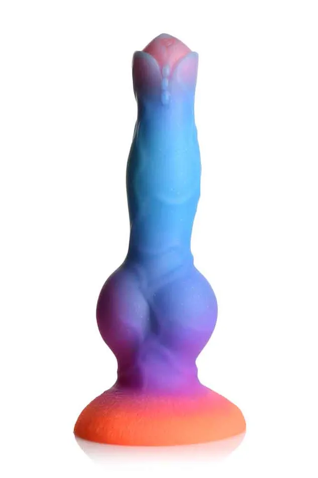 Dildos Space Cock GlowintheDark Silicone Alien Dildo XR Brands Creature Cocks