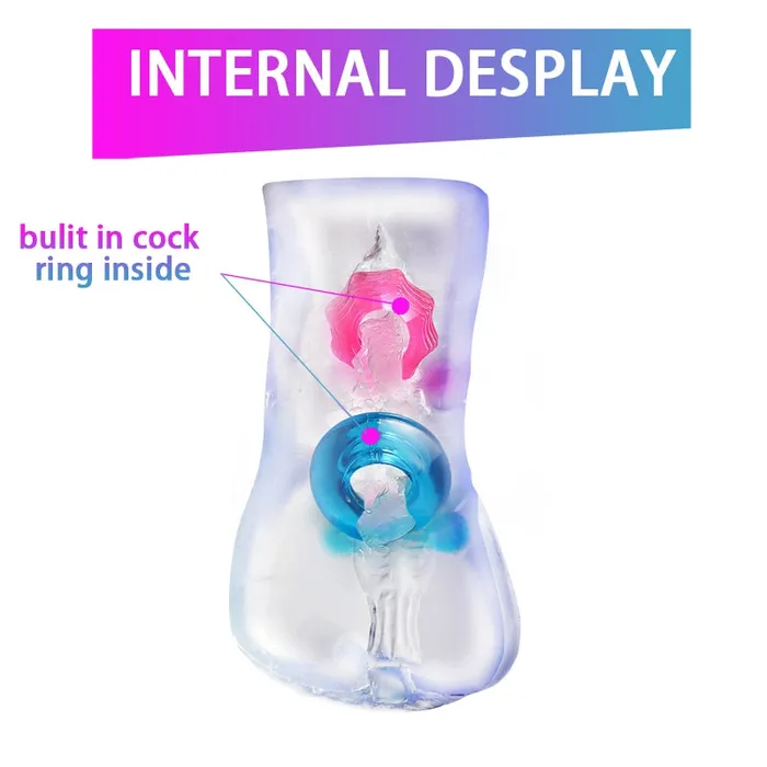 LAZADASEXTOYS Male Sex Toys Artificial Vagina Pocket Pussy Male Masturbator Sex Toys for Man Soft Silicone Masturbation Stroker Cup Adult Toy Sex Products