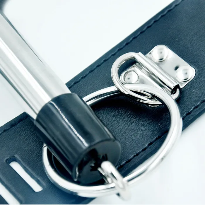 LAZADASEXTOYS New Funny BDSM Bondage Sex Steel Pipe Handcuff and Ankle Cuffs Sex Games for Couples Hardware Leather Erotic toys for Female Couples