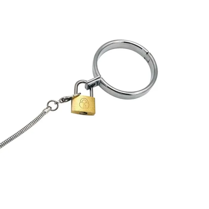 Lovegasm Male Sex Toys Metallic Cock and Ball Leash