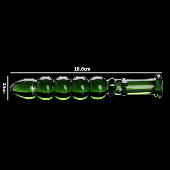 Lovegasm Male Sex Toys Polished Green Beads