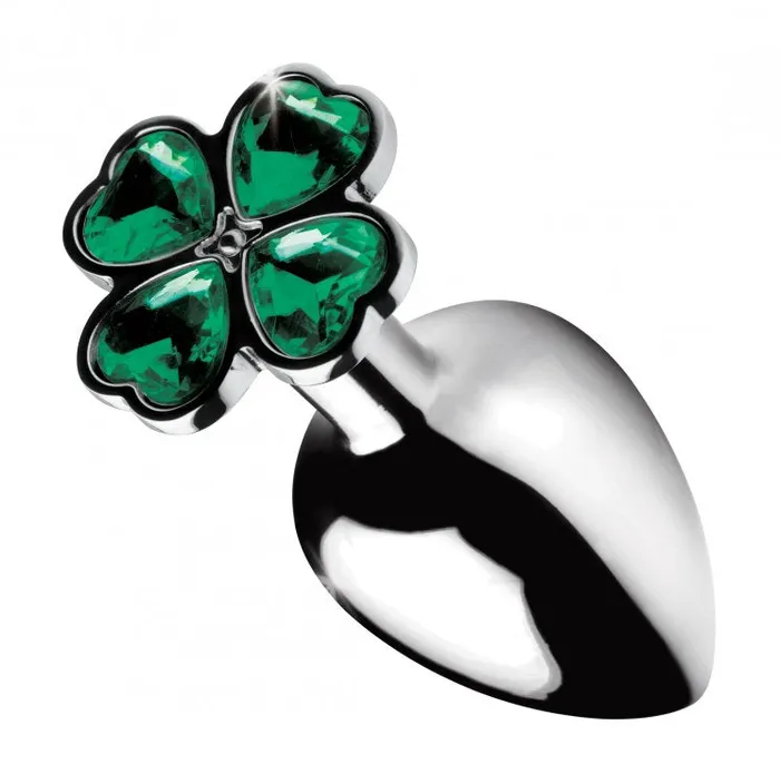 Lucky Clover Gem Anal Plug Small XR Brands Booty Sparks Male Sex Toys